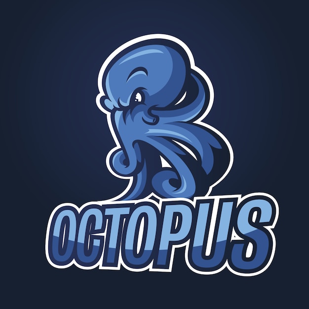 Vector octopus logo