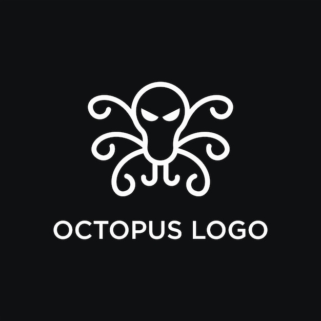 Vector octopus logo