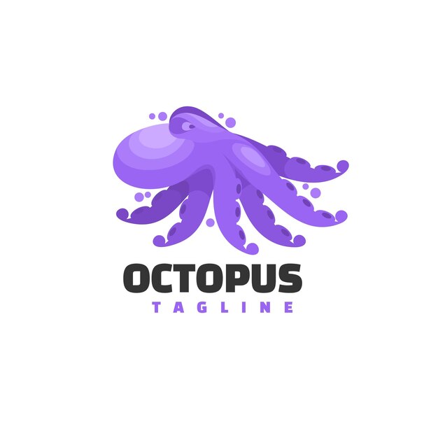 octopus mascot logo