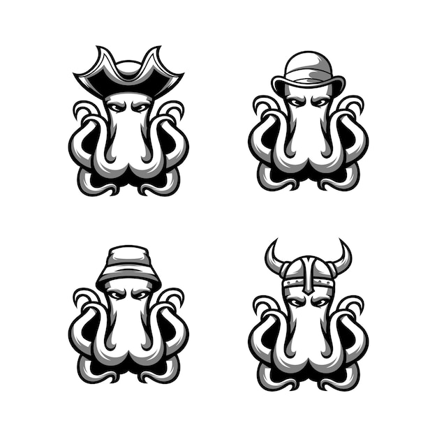 Octopus ontwerp vector