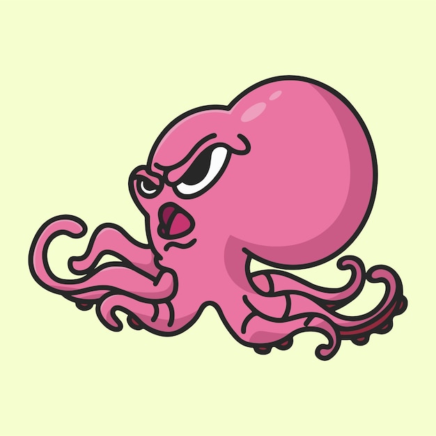 Octopus premium vector