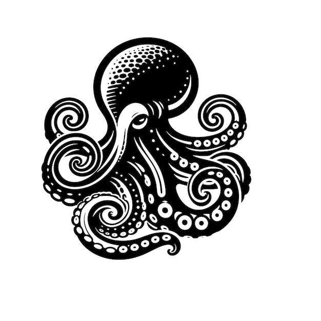 Octopus SVG  파일 그래픽