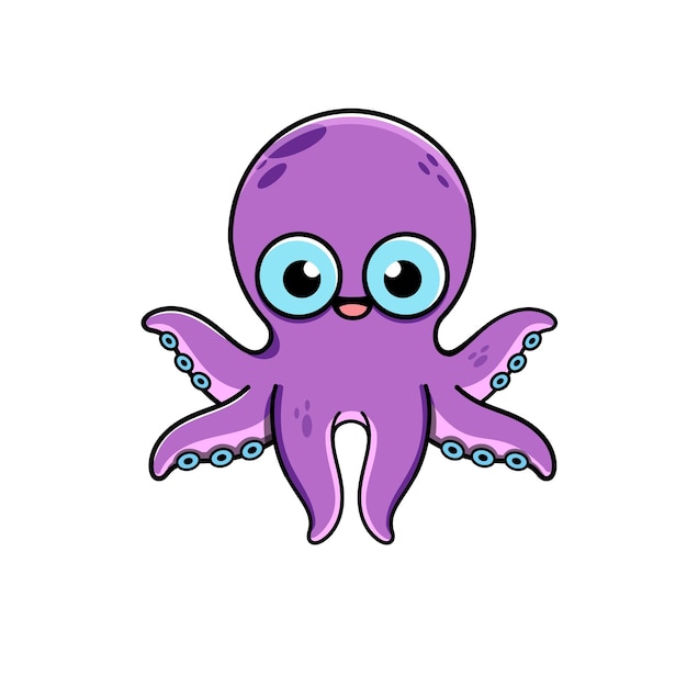 Vector octopus vector illustration