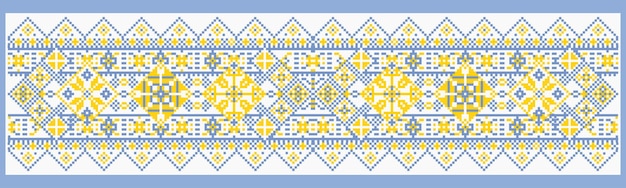 Oekraïense etnische borduurwerk naadloos patroon Vector illustratie