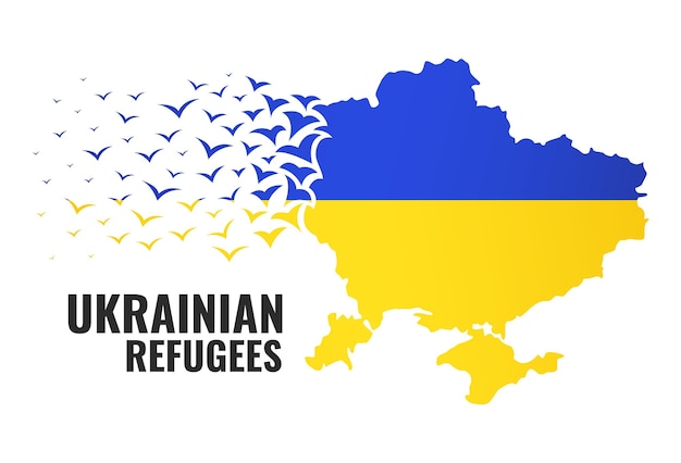 Oekraïense vluchtelingen als gevolg van de oorlog