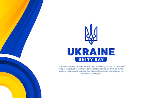 Oekraïne eenheidsdag achtergrondevenement
