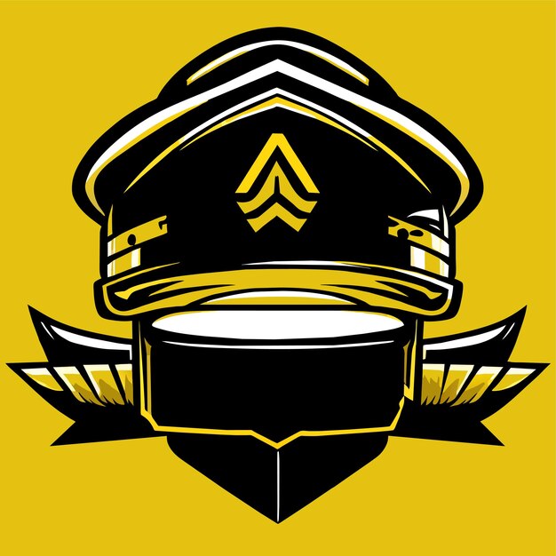 of militaire cap vector illustratie