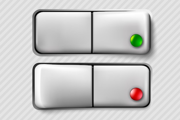 Vector on off button