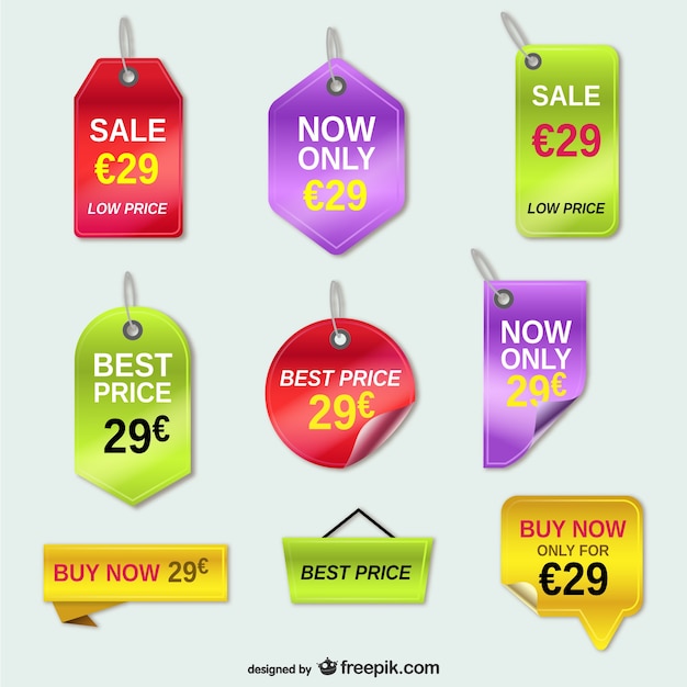 Offer price tags