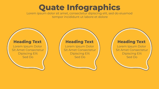 Offerte zakelijke infographic presentatiesjabloon