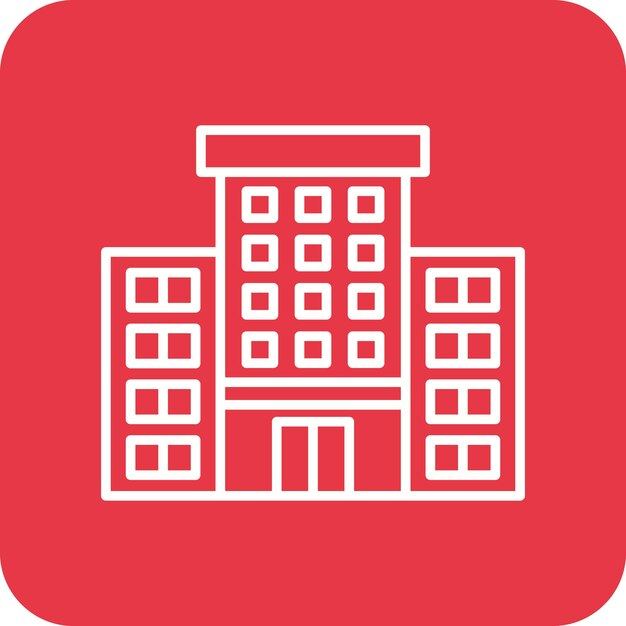 Office Building icon vector image Can be used for Business