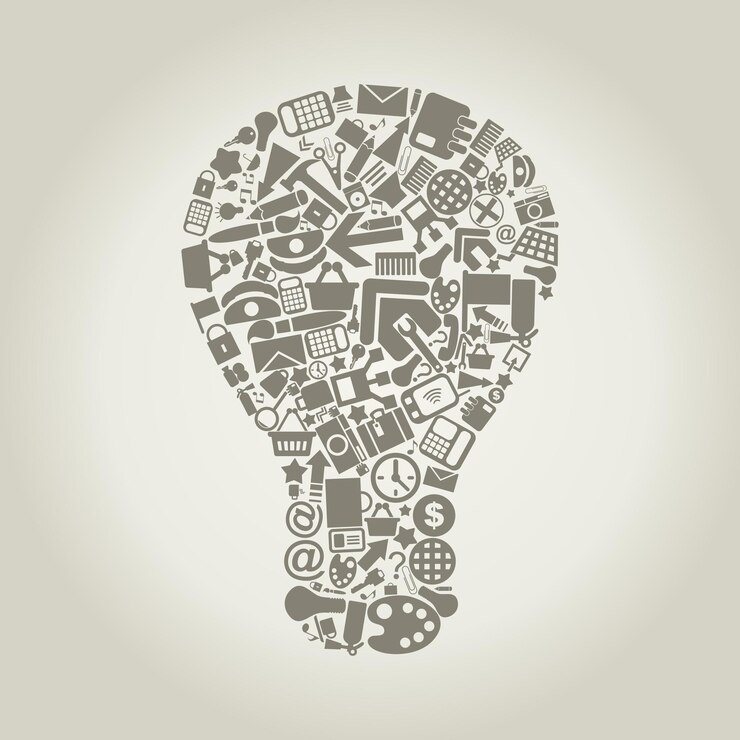 Vector office a bulb