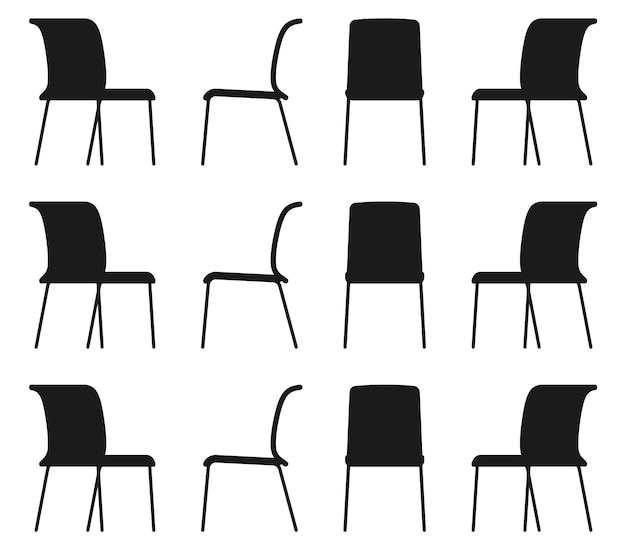 Office chairs different Collections Silhouettes