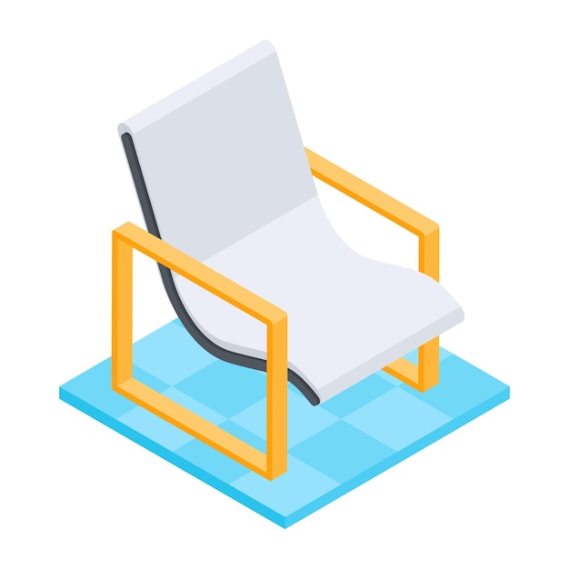 Office and Home Furniture Isometric Icons