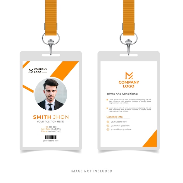 office id card business stationery