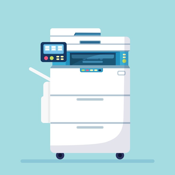 事務機イラスト
