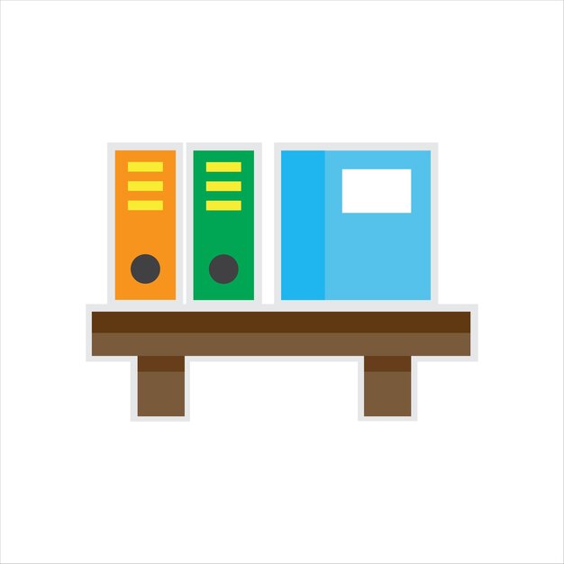 Office Sticker Vector Art