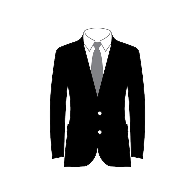 Vector office suit clothes icon