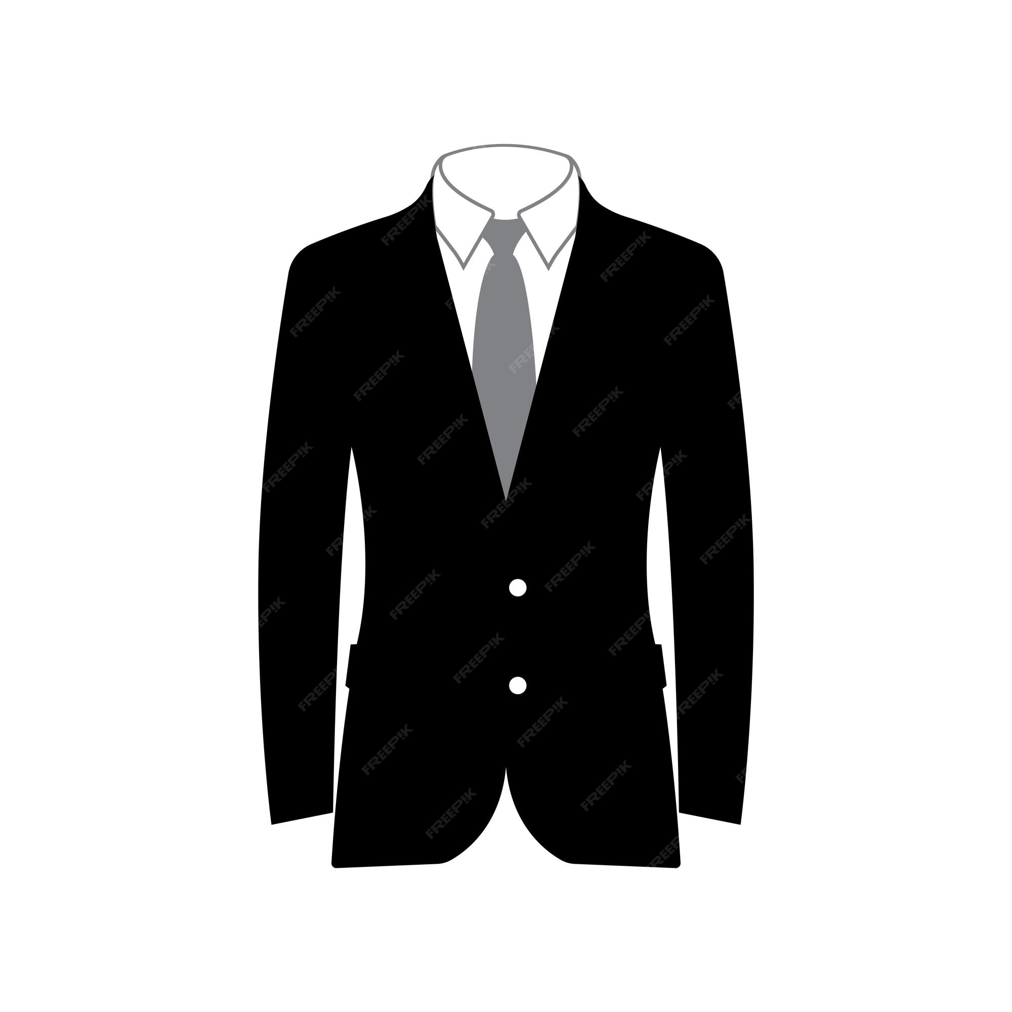 Clothing Vector Icon Black Business Clothes Vector, Black