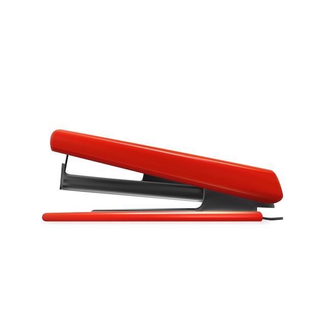 Vector office supplies stapler isolated on white