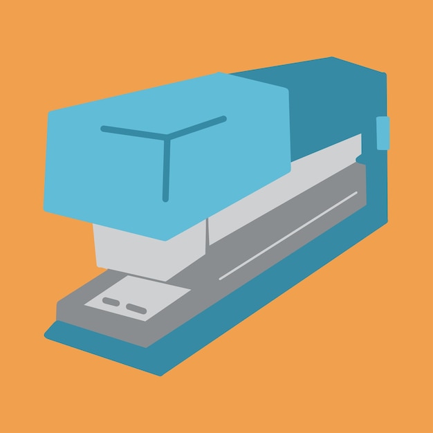 Vector office tool vector illustration stapler