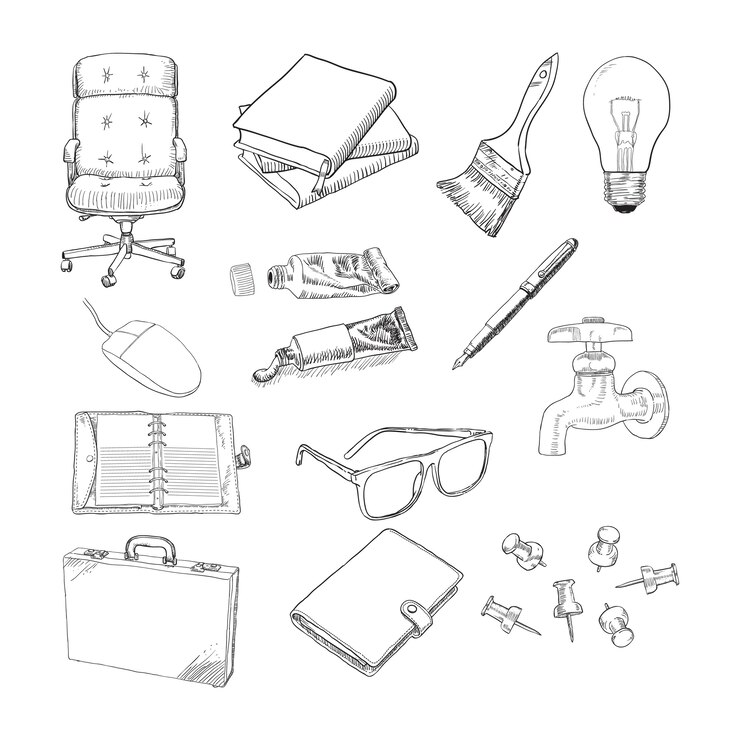 Vector office tools vector