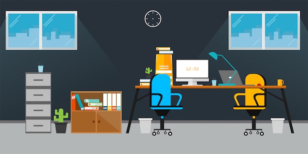 Office  vector illustration 