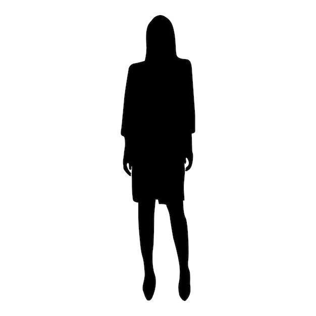 office women silhouette