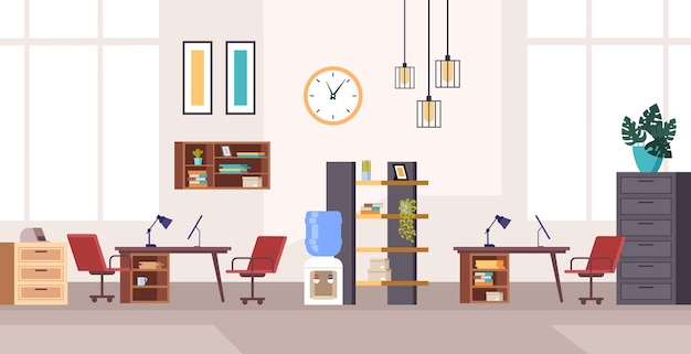 office workstation furniture interior concept