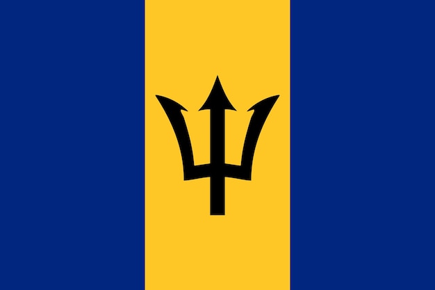 Official flag of Barbados