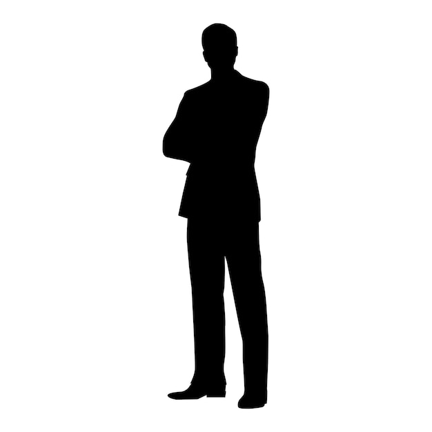 official man in different mood or vector
