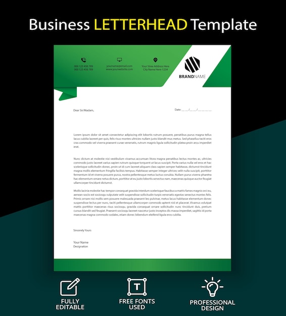 official minimal creative abstract professional newsletter corporate modern business proposal letter