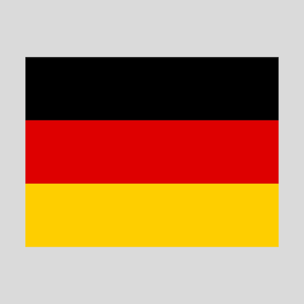 Vector official national flag of germany background closeup vector