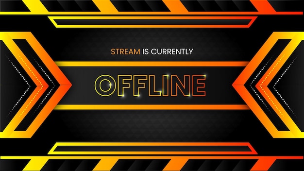 OFFLINE Gaming-twitch-overlay-achtergrond