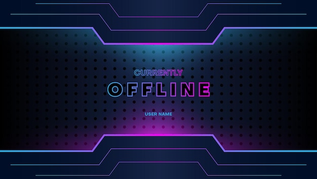 Offline streaming banner background