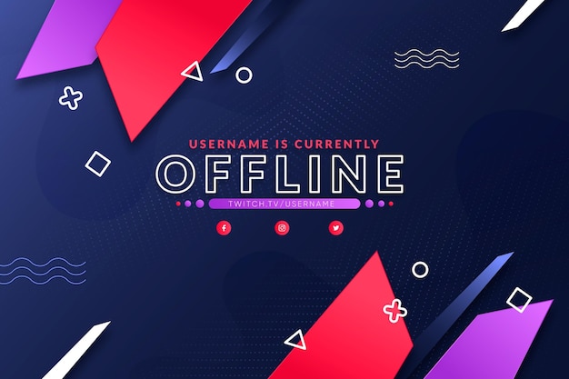 Tema banner twitch offline