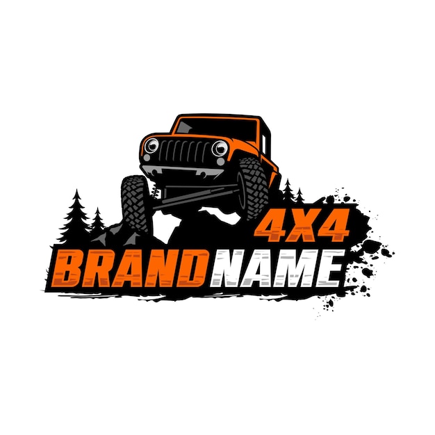 Vector offroad logo template