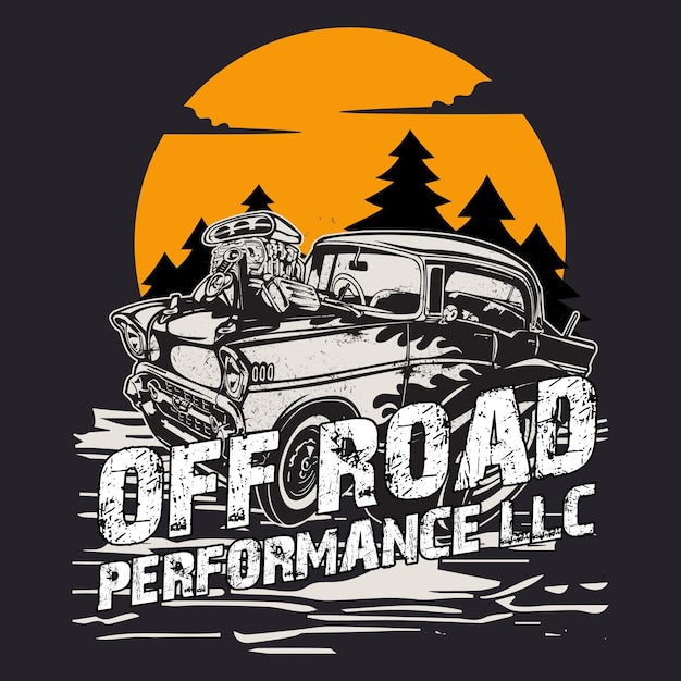 offroad tshirt design