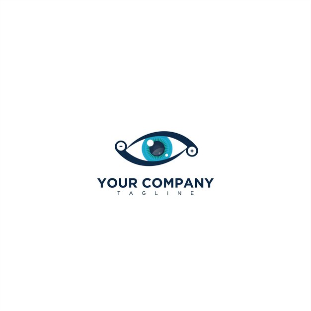 Ogen Logo optische winkel vector gezond