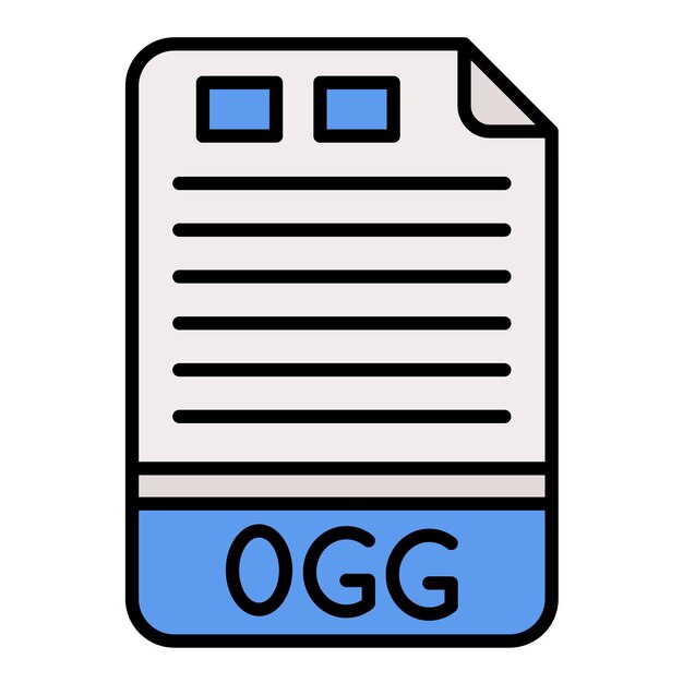 OG フラットイラスト
