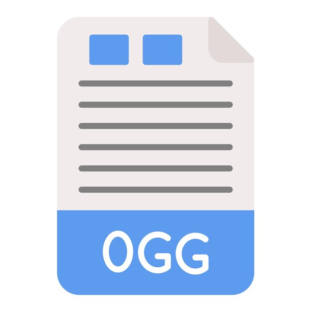 OG フラットイラスト