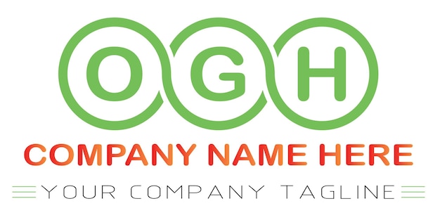 OGH Letter Logo Design