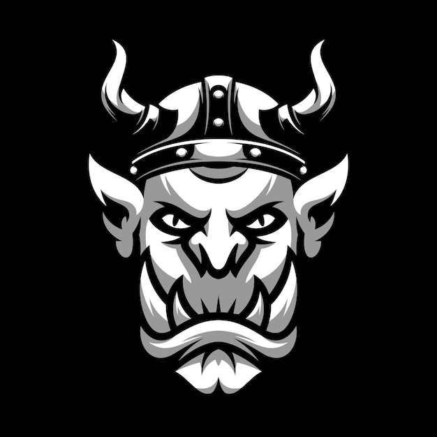 Ogre Mascot Design Vector