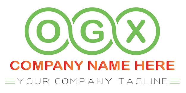 OGX Letter Logo Design