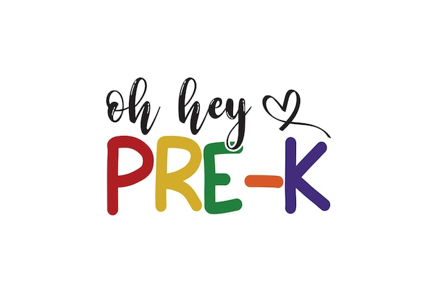 О, эй, векторный файл Prek