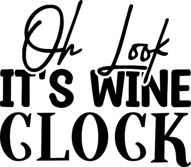 Oh look it's wine clock