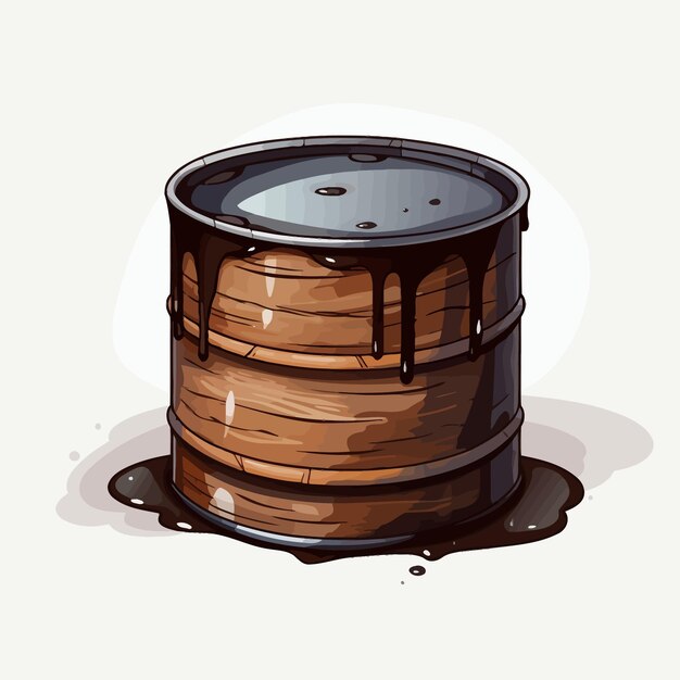 Vector oil_barell_vector_illustrated