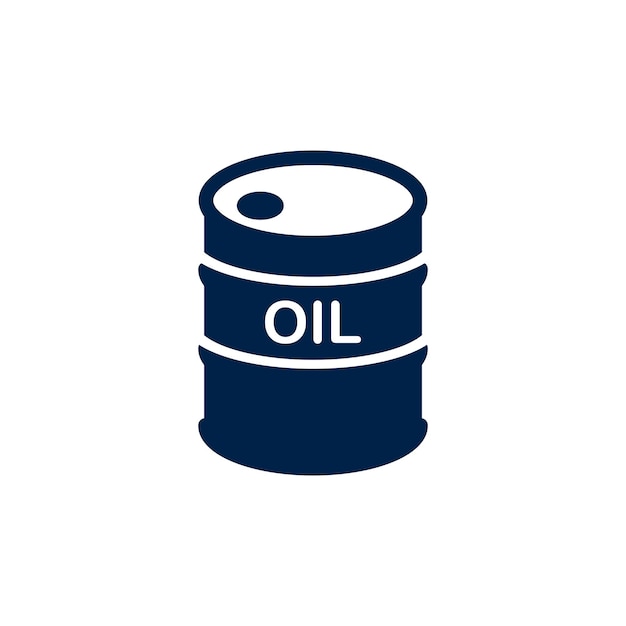 Икона нефтяной бочки плоский вектор шаблон дизайна модный