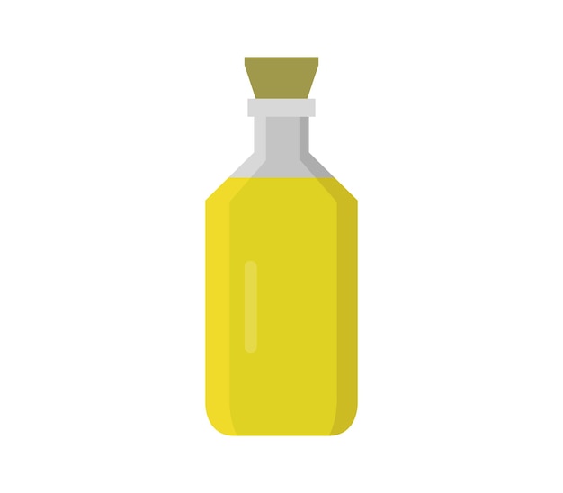 Vector oil bottle