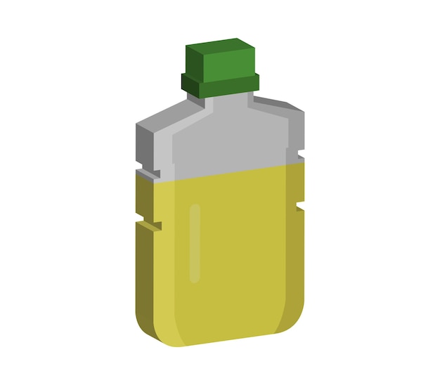 Vector oil bottle